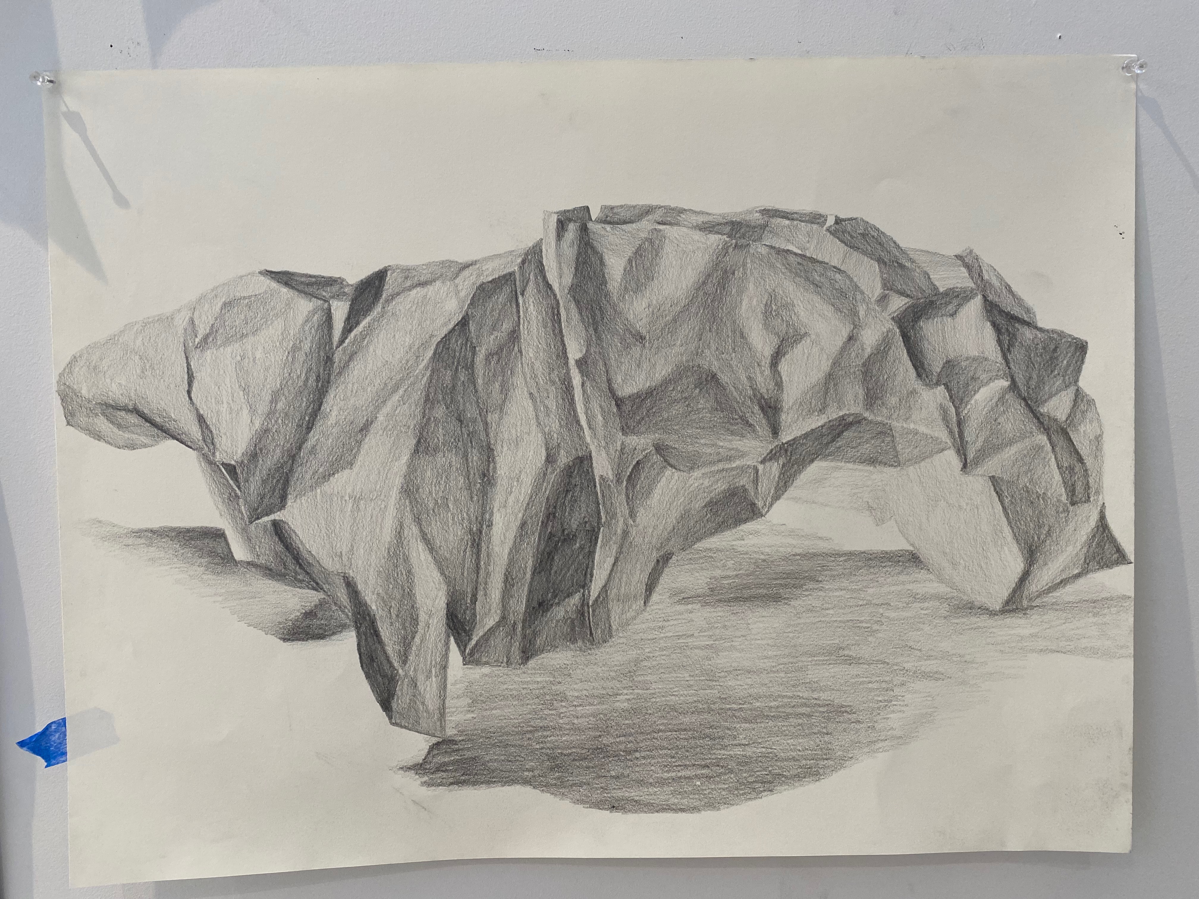 Crumpled Sheet Pencil